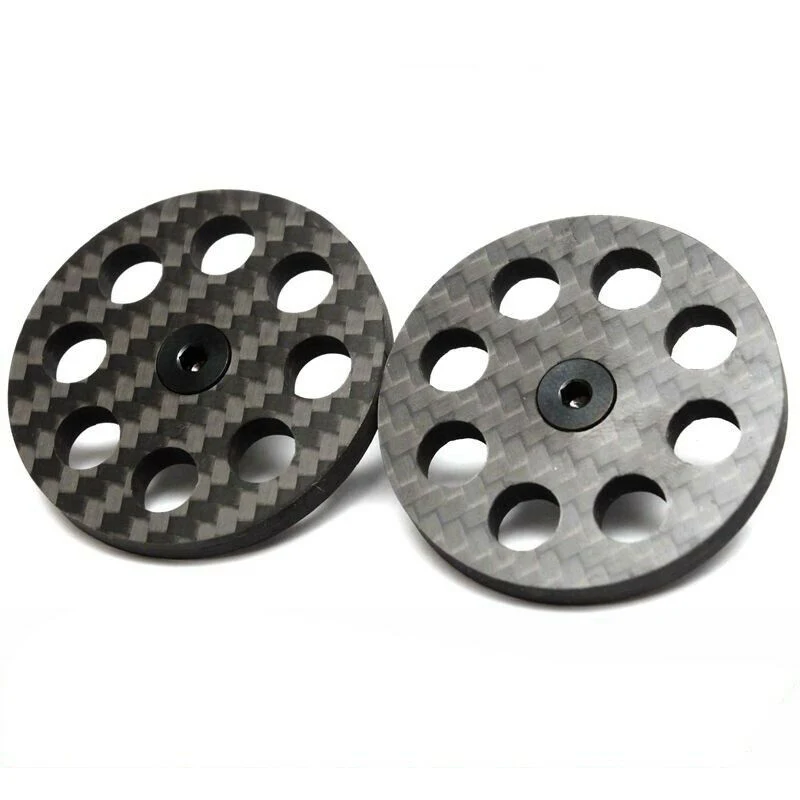 

TWTOPSE 18.7g/24.2g Carbon Fiber Hollow Easy Wheels For Brompton Bike Bicycle Pulley with Bearing Ti Bolt Axle Lightweight 2019