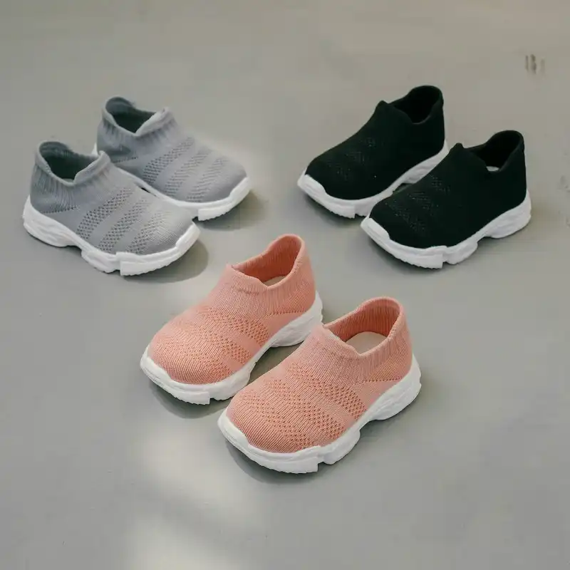 Baby Shoes Toddlers Socks Shoes Boys Sneakers Flying Woven Girls