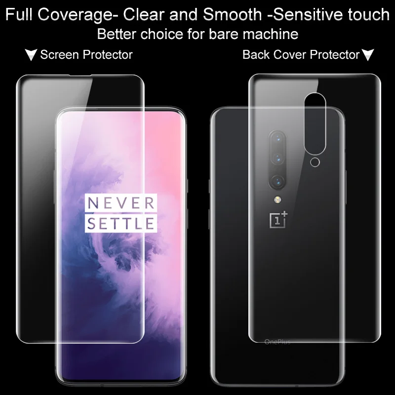 OnePlus 7 Pro защита для экрана IMAK Hydrogel III Передняя и задняя 0 15 мм мягкая защитная