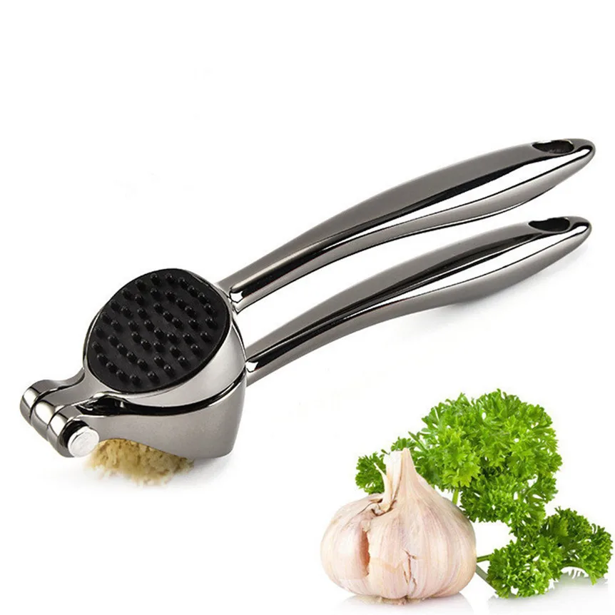Buy 1PC Zinc Alloy Garlic Press Crusher Cooking Tool