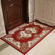 Европейский королевский стиль ковер для спальни винтажный цветочный номер коврики Нескользящие ковры для гостиной