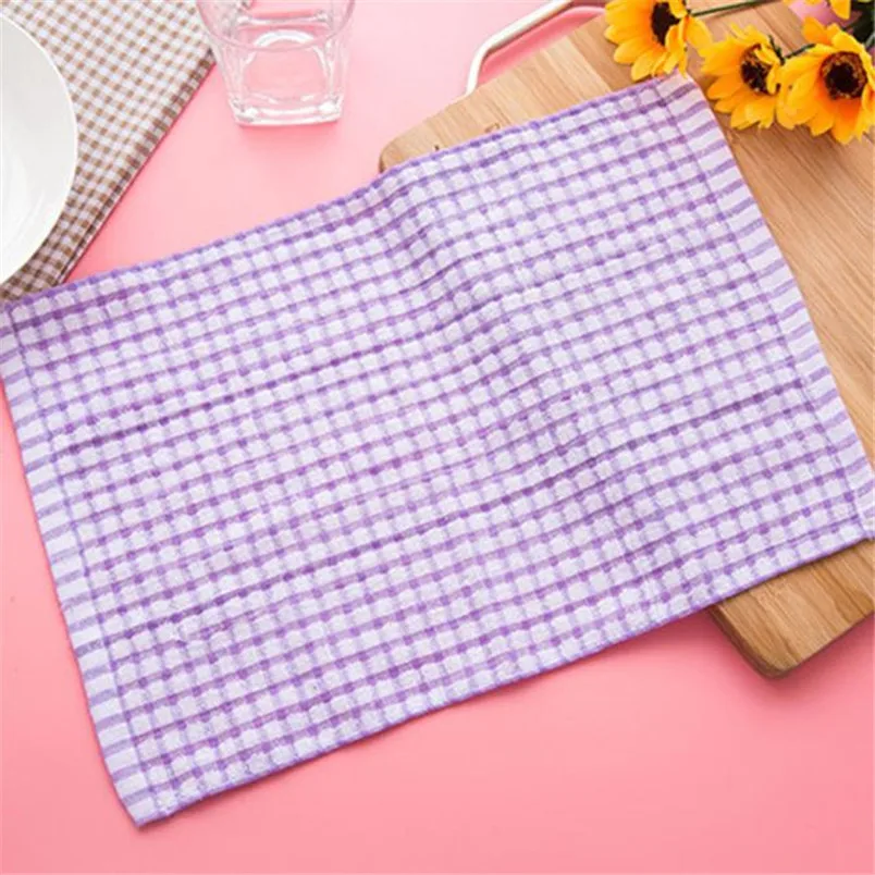 Kitchen Cleaning pad Absorbent Wash Cloth Car Kitchen Cleaning Microfiber Cleaning Towels Cloths dish towels new #4n29 (2)