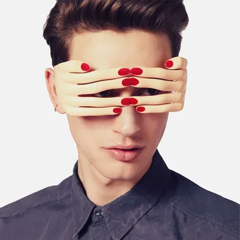 

3pcs/set Funny Finger Shaped Halloween Mask Decoration Party Costume Favors Adults Photo Booth Props Glasses Accessorie Supplies