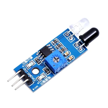 

Smart Car Obstacle Avoidance Sensor Module Barrier IR Infrared Module Photoelectric Reflection Sensor 3 Wire for Arduino