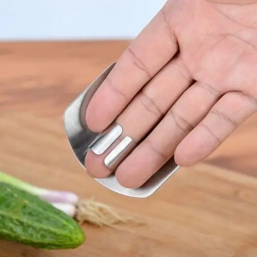 Протекторы для пальцев, кухонный протектор для пальцев из нержавеющей стали, безопасный защитный нож для рук
