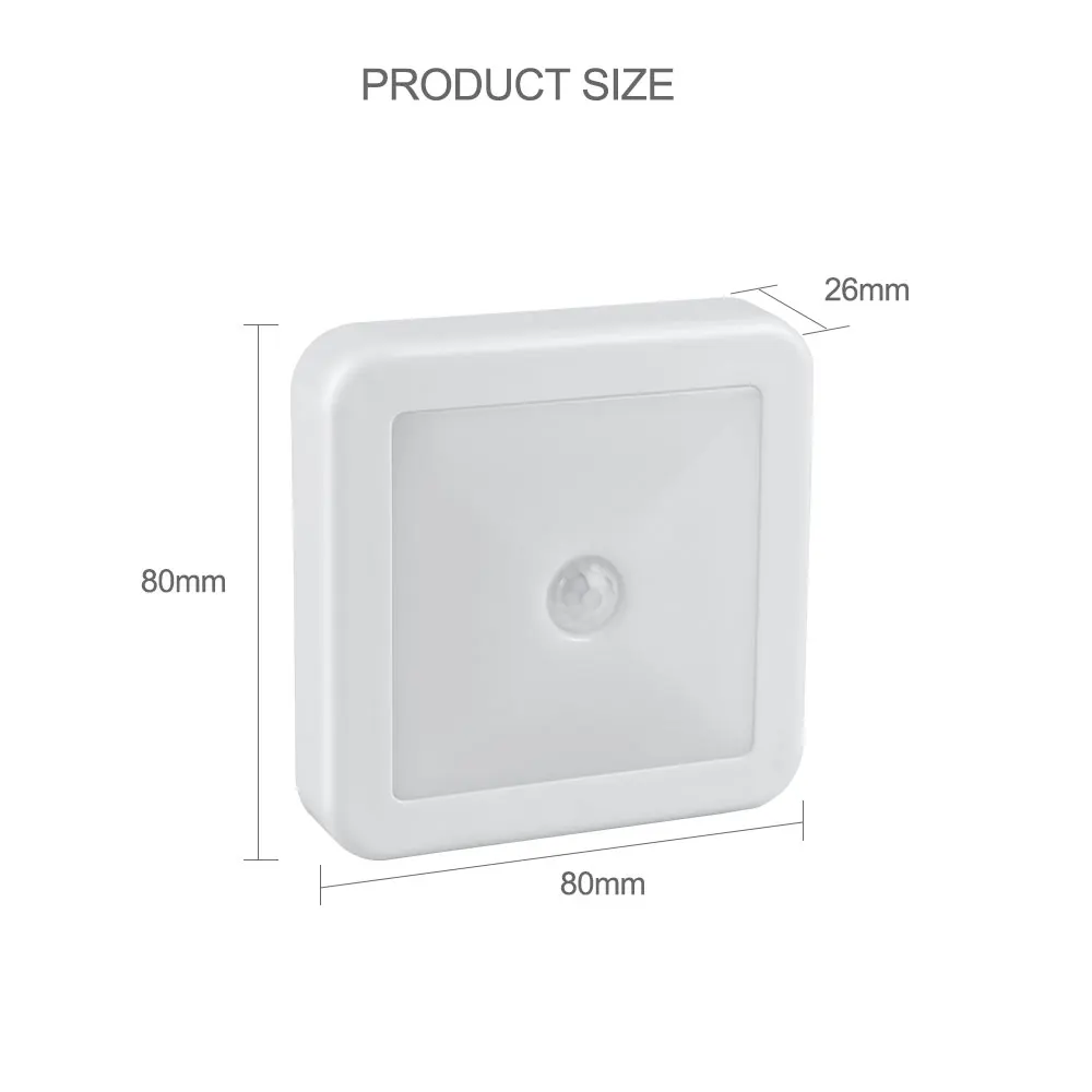 Alimentado Por bateria LED Night Lamp OnOff