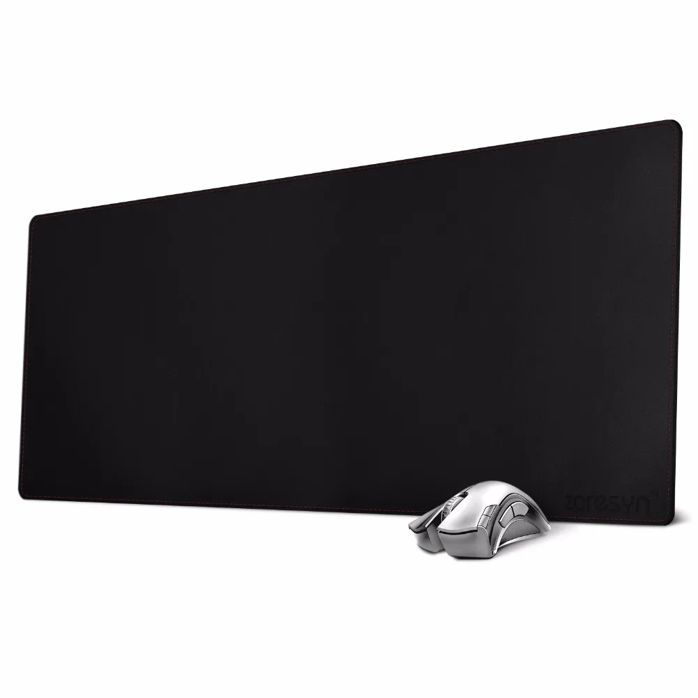 Zoresyn Large Artificial Leather Mouse Pad Desk Mat Keyboard Mats Extended Mousepad 90*40cm for