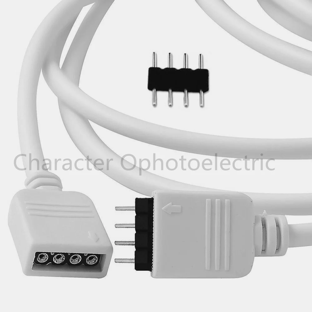 30 см 50 100 150 200 250 300 500 4 Pin 3528 5050 RGB Светодиодная лента коннектор провод Удлинительный
