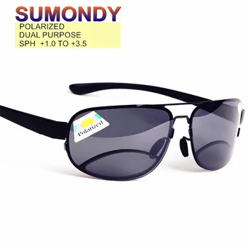 

SUMONDY Dual-purpose Polarized Reading Sunglasses Glasses SPH +1.0 to +3.5 Women Men High Quality Spectacles For Presbyopic UR35