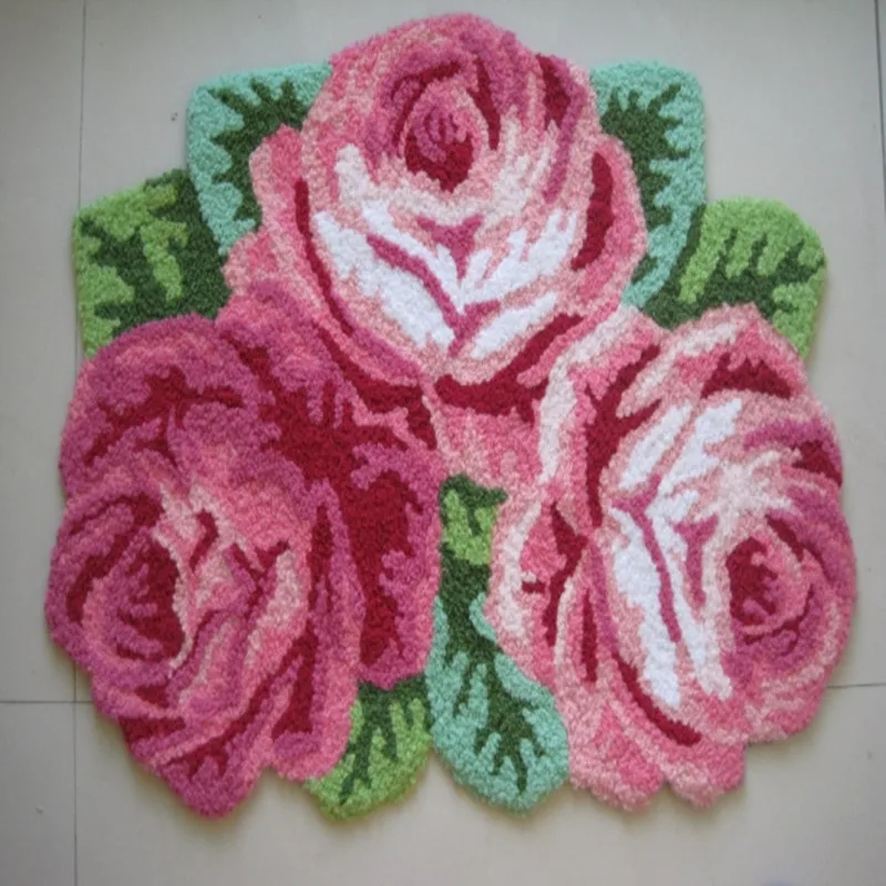 Wholesale Pink Rug - LUCKY TEXTIL Fashion Romantic Rose Mat Cm Beautiful Art Sunflowers Floor Mats Font B Pink
