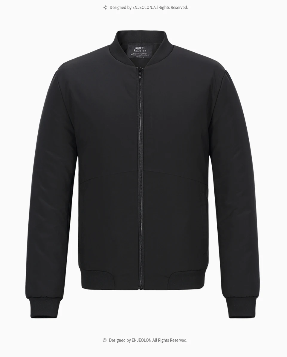 Enjeolon, зимняя Военная хлопковая стеганая куртка, пальто, Мужская черная парка, пальто, толстая стеганая модная куртка размера плюс 3XL, Мужское пальто MF0616