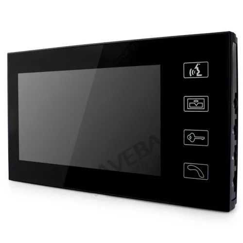 HOMSECUR 7 &quotцветной монитор ИК камера сенсорный ключ видео дверной звонок брелки RFID