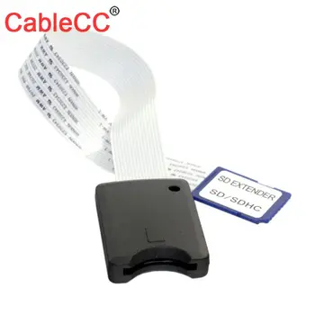 

Zihan Standard SD SDHC Memory Card Kit Male to SD Female Extension Soft Flat FPC Cable Extender 25cm