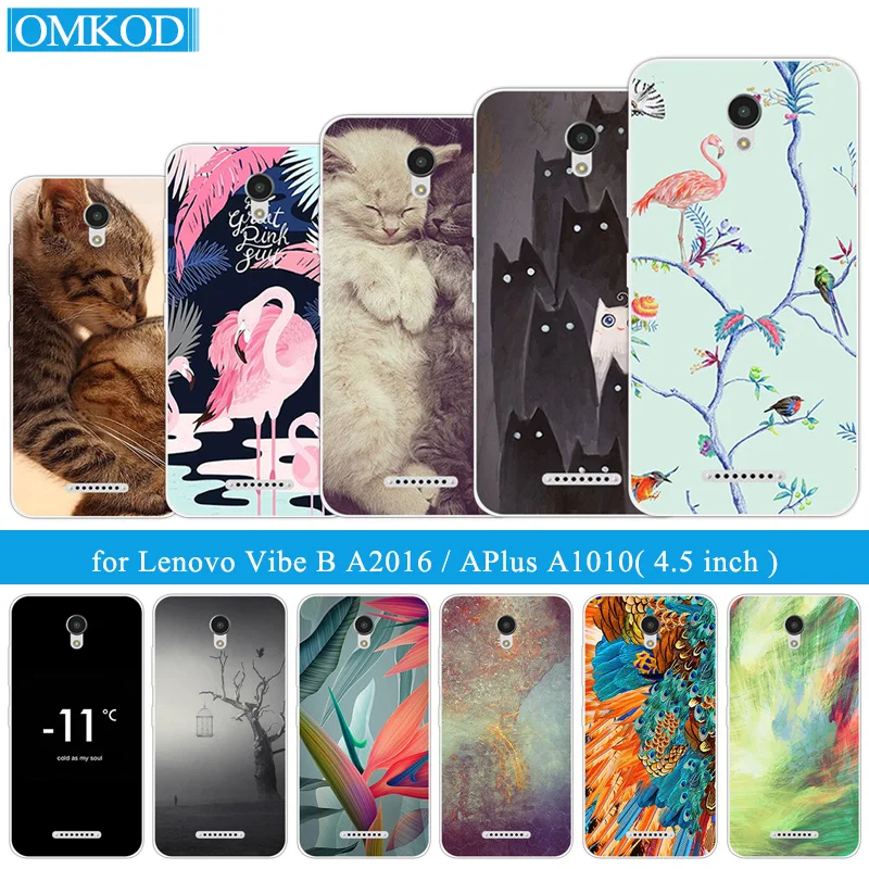 Для Lenovo Vibe B A2016 A1010 A20 A Plus APlus A1010a20 1010 A2016A40 Мягкий ТПУ чехол с фламинго для |