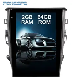 2 Din Тесла Стиль 12,1 дюймов Android 6,0 автомобиль gps навигации DVD плеер для Ford Mondeo/Fusion MK5 2013-2017 ips Экран головного устройства