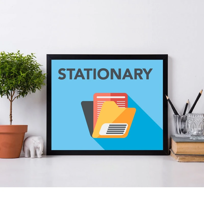 School poster stationary print