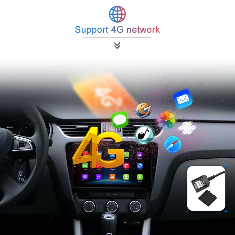Junsun V1 2G+ 32G Android 9,0 для SKODA Octavia 2013- A7 автомобильный Радио Мультимедиа Видео плеер gps RDS 2 din dvd