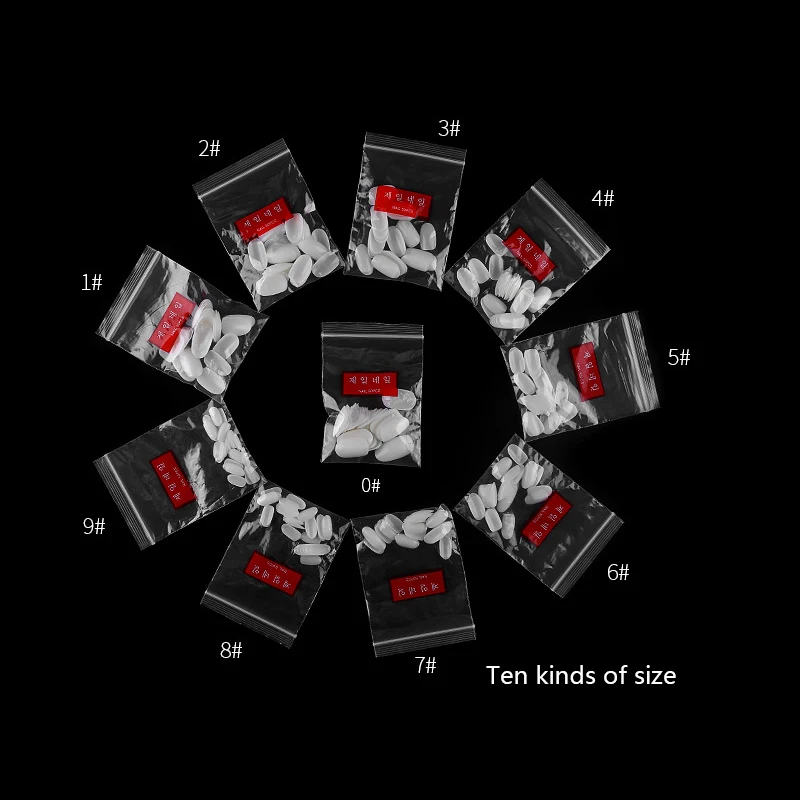 500 шт./пакет DIY круглый головной гвоздь художественные советы прозрачные/натуральные накладные ногти художественные советы плоская форма полное покрытие маникюр накладные ногти