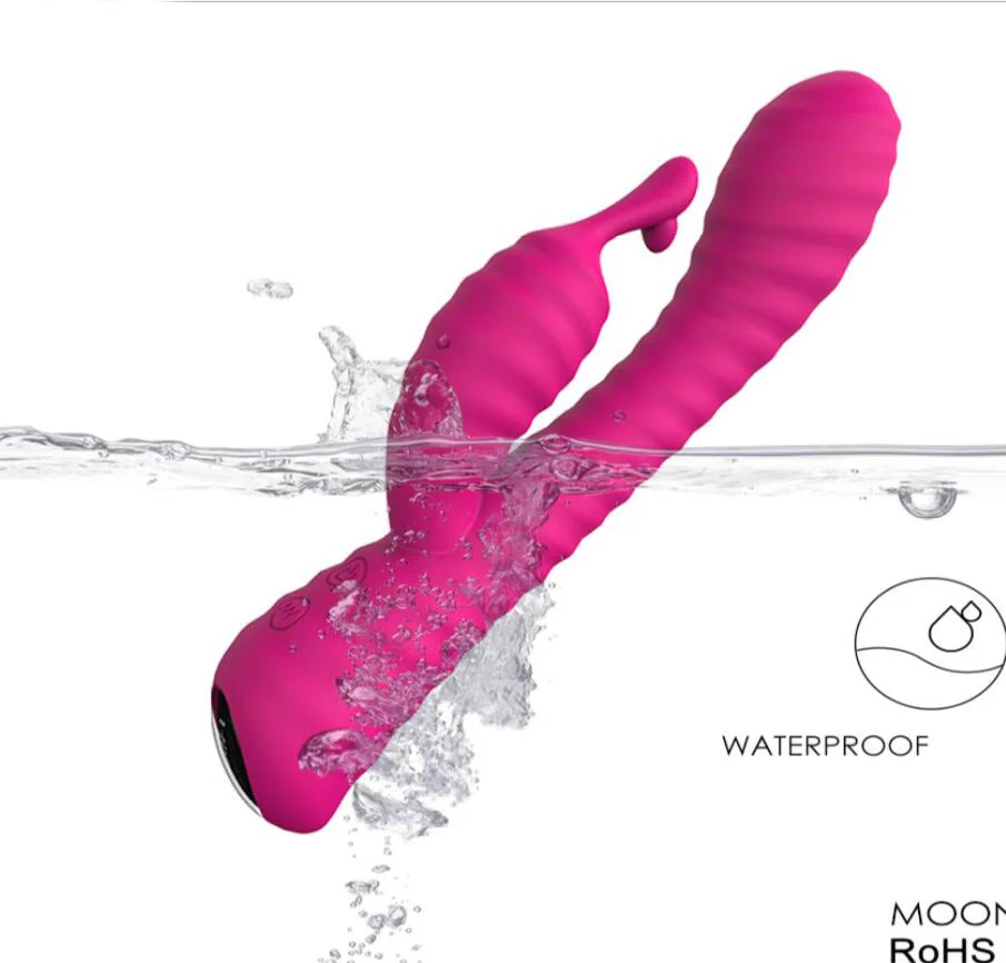   Multi-Speed Wand Massager Electric Vibrator Dual Motor Cordless Waterproof Super  G Spot and Clitoris Sex Toys For Adults