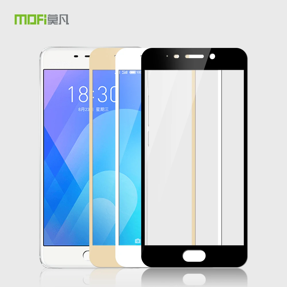 

For Meizu M6 Note Glass Tempered MOFi Full Screen Cover Screen Protector For Meizu M6 Note Protective Glass