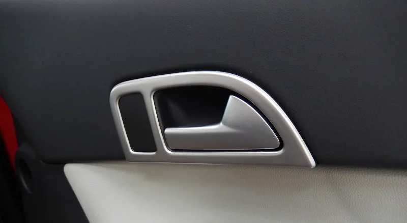 Stainless steel Inner Interior Inside Door Handle Cover Frame Trim for Volvo C30
