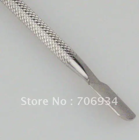 10 шт./Лот трость для кутикулы из нержавеющей стали|cuticle pusher|nail spoonpusher cuticle |