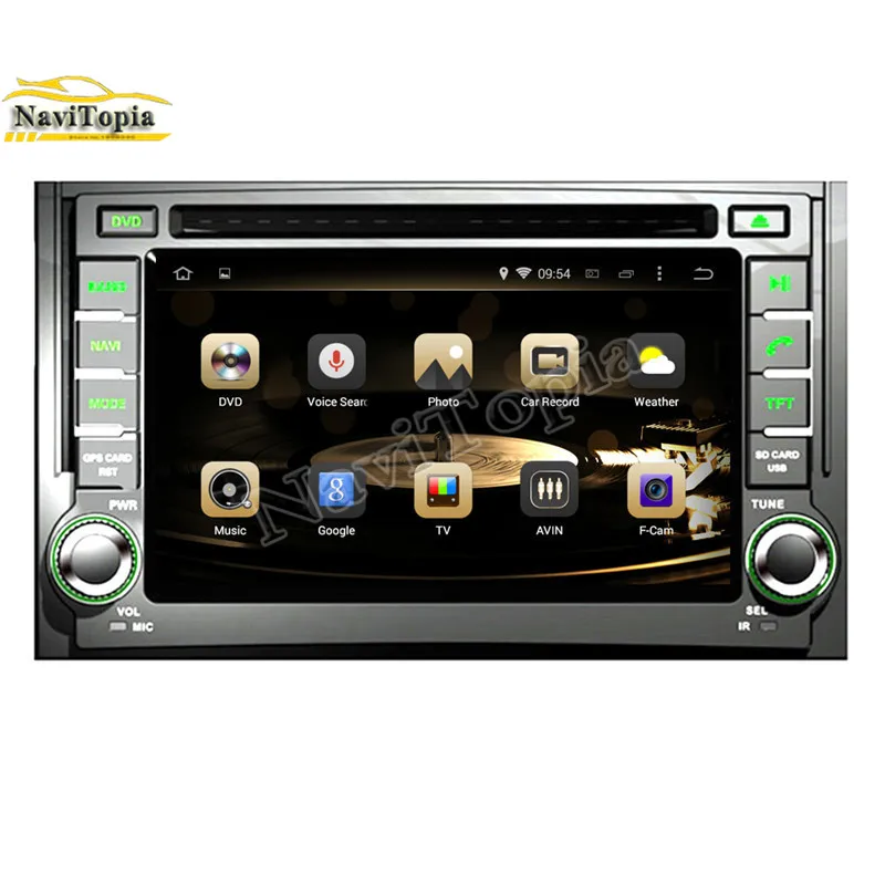 Discount NAVITOPIA 4G RAM 32G ROM Octa Core Android 9.0 Car DVD GPS Navigation for Dodge H100 Van/ for Wagon 2007- for Hyundai iLOAD 2007 2