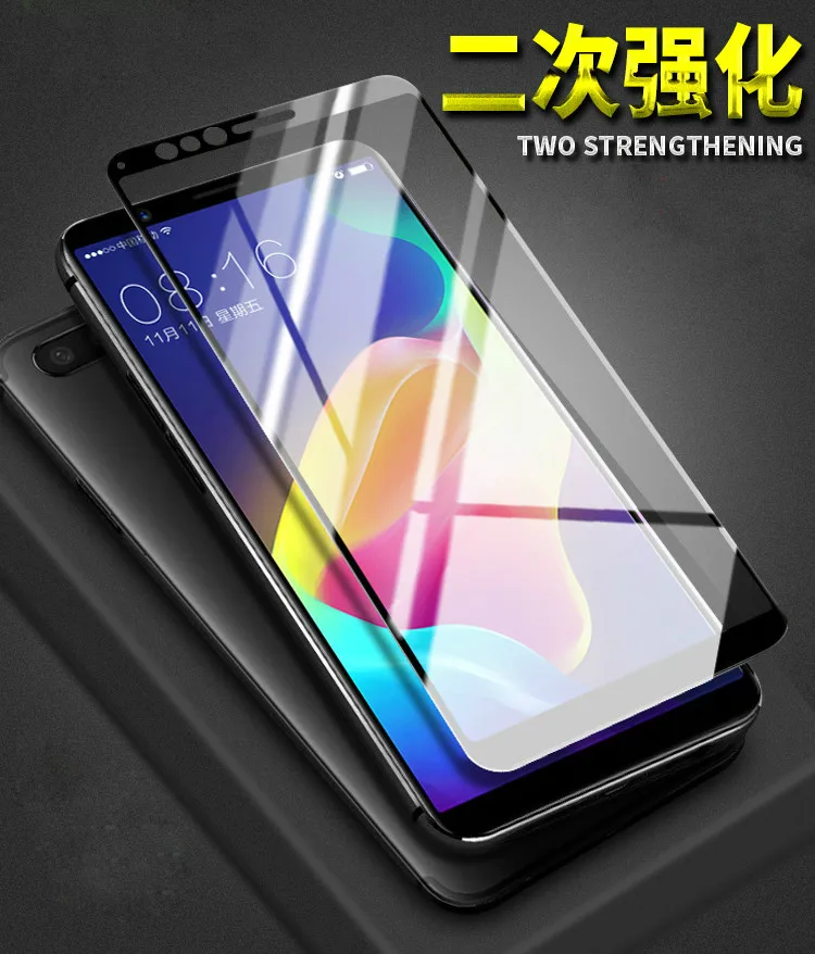 Защитный чехол из закаленного стекла для Huawei Enjoy 6S 7 7S Honor 6A 6x 7x 8 9 10 V8 V9 V10 3D