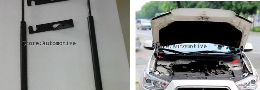 

two sides Auto Bonnet Hood Gas Struts Shock Struts Lift Supports 2010-2016 for Mitsubishi asx