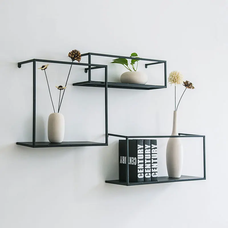  Wall Frame Shelf Partition Living Room Kitchen Wall Wall Decoration Partition Wall Shelf - 33007333276