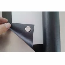Thinyou 100 pulgadas 16:9 Pantalla De Proyección Proyector HD Portátil de Pantalla Frontal Plegada Simple Tela con ojales de PVC