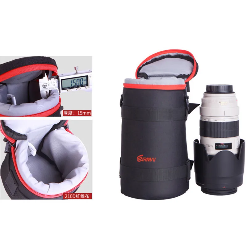 EIRMAI нейлоновые функциональные сумки для объективов DSLR сумка камеры