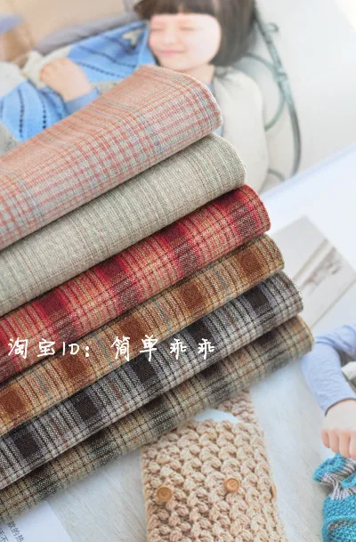 Окрашенная хлопковая ткань 6 цветов Детская одежда