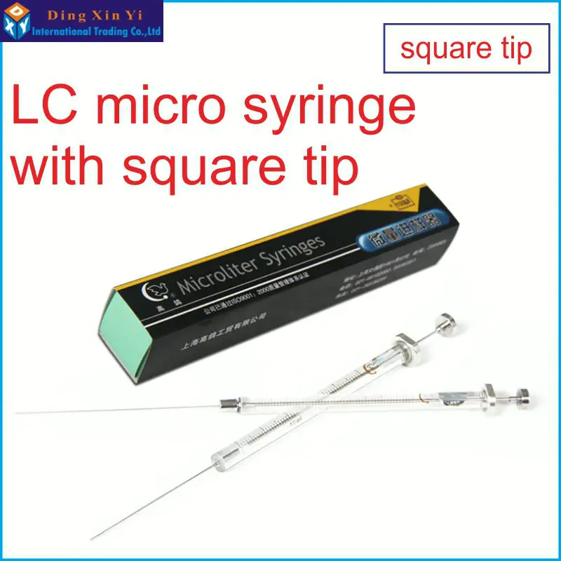 100ul Хроматографический шприц LC микро шприц с квадратный кончик жидкого микрошприца