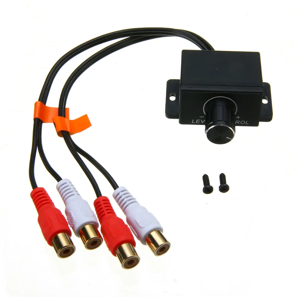

New Universal Car Audio Amplifier Bass RCA Level Remote Volume Control Knob LC-1 Mayitr