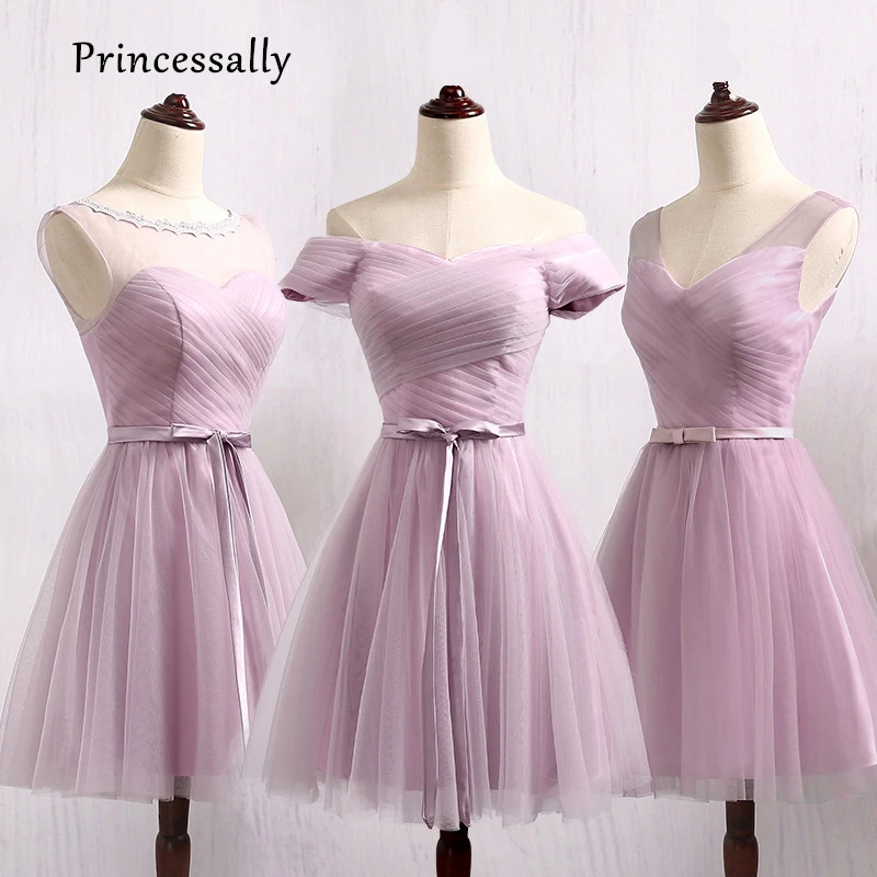 vestido lilas simples