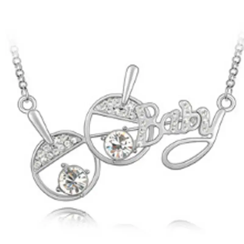 

Table Tennis Bats Pendant Cubic Zircon Necklace Sporty Style Jewelry Fashion Cloth Accessories
