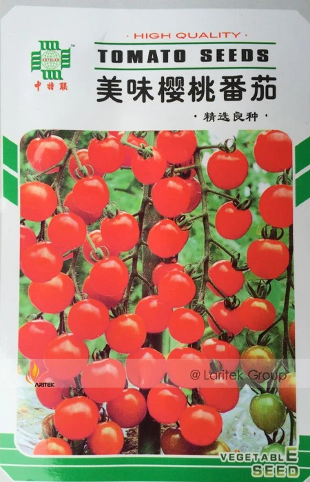 Red Sun Sugar Tasty Cherry Tomato Seeds, Original Pack, 50 Seeds / Pack, Optimized Vegetable Seed #BN00002