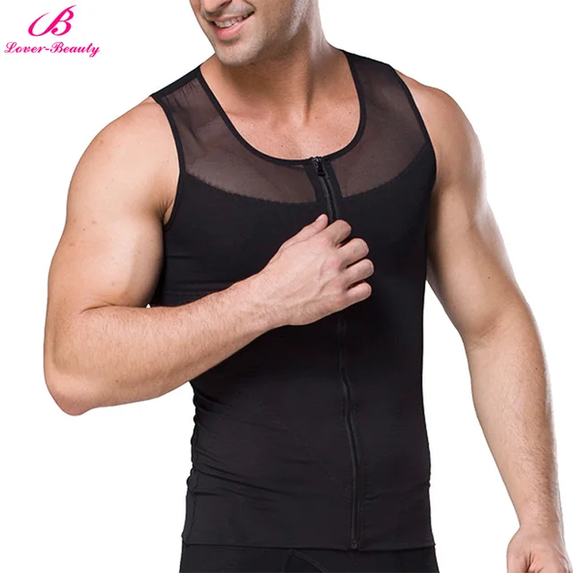 Buy Lover Beauty Zip Up Waist Girdle Shirt Vest Chest