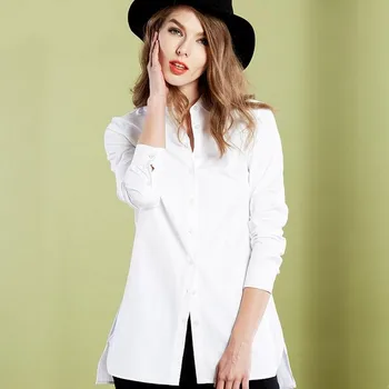 

2017 summer women blouses full sleeve girl striped shirts high quality cotton tops plus size fashion designer clothes/cs022