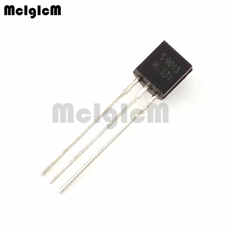 

MCIGICM 100pcs S9013 in-line triode transistor TO-92 0.5A 40V NPN