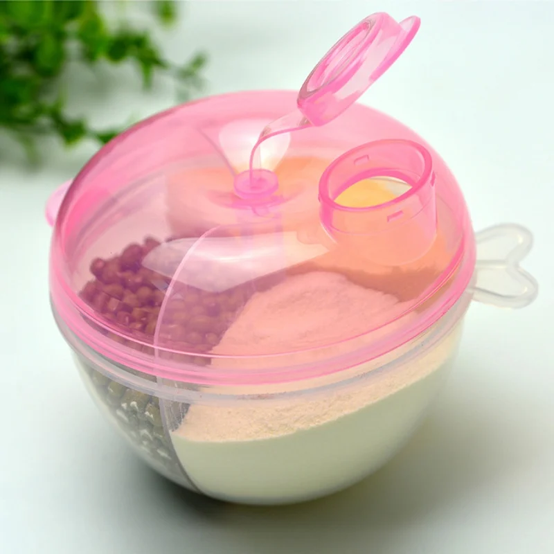 spesifikasi 1 Pcs Bayi Portable Makan Kotak Susu Bubuk Formula Dispenser Bayi Makanan Wadah Penyimpanan