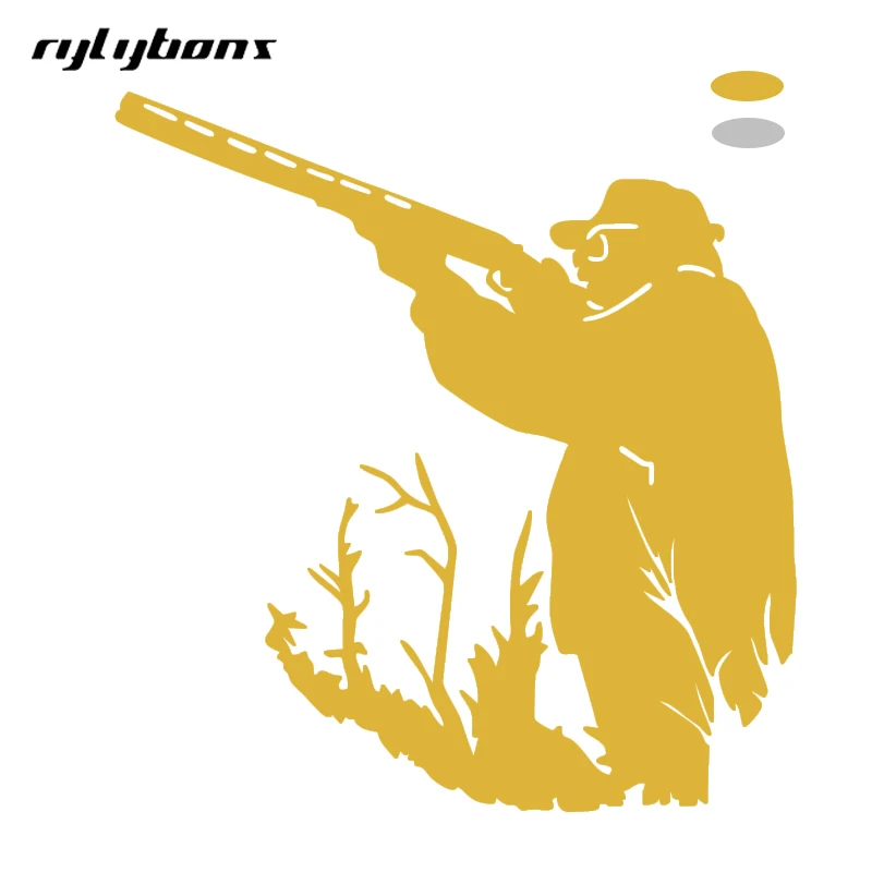 Rylybons 12*12 7 см Охотник на автомобиля стикер аксессуары для кузова наклейки стену