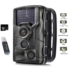 Охотничья тропа, камера наблюдения за дикой природой, Дикая камера s HC800A, инфракрасное ночное видение, фото ловушки, отслеживание, 16 ГБ, Micro SD Reader