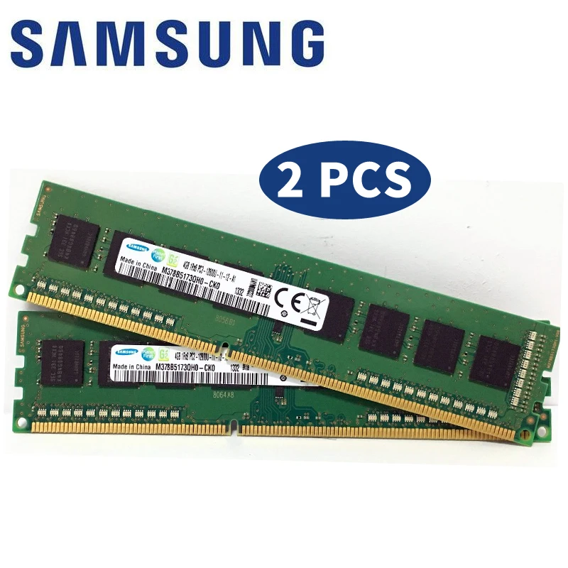 Оперативная память Samsung 2 Гб (2 ГБ x2) 8 (4 PC3 DDR3 ECC для настольного компьютера 1333 1600 МГц