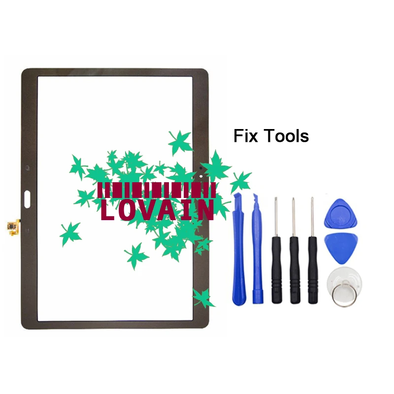 

(Has Checked) For Samsung Galaxy Tab S 10.5 LTE T800 T805 T807 Digitizer Touch Screen sensor Front Glass Lens Panel+Tools