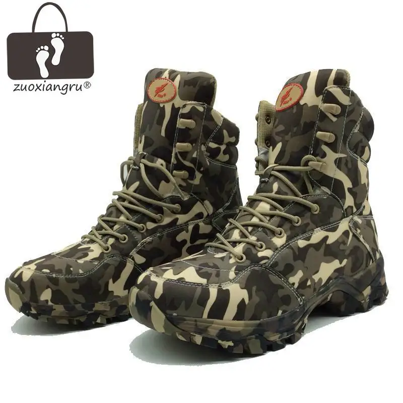 

Zuoxiangru Fashion Big Size Warn fur Leather Lining Winter Snow Men Warm boot Warmest Casusl style Men Winter boots size 36-48