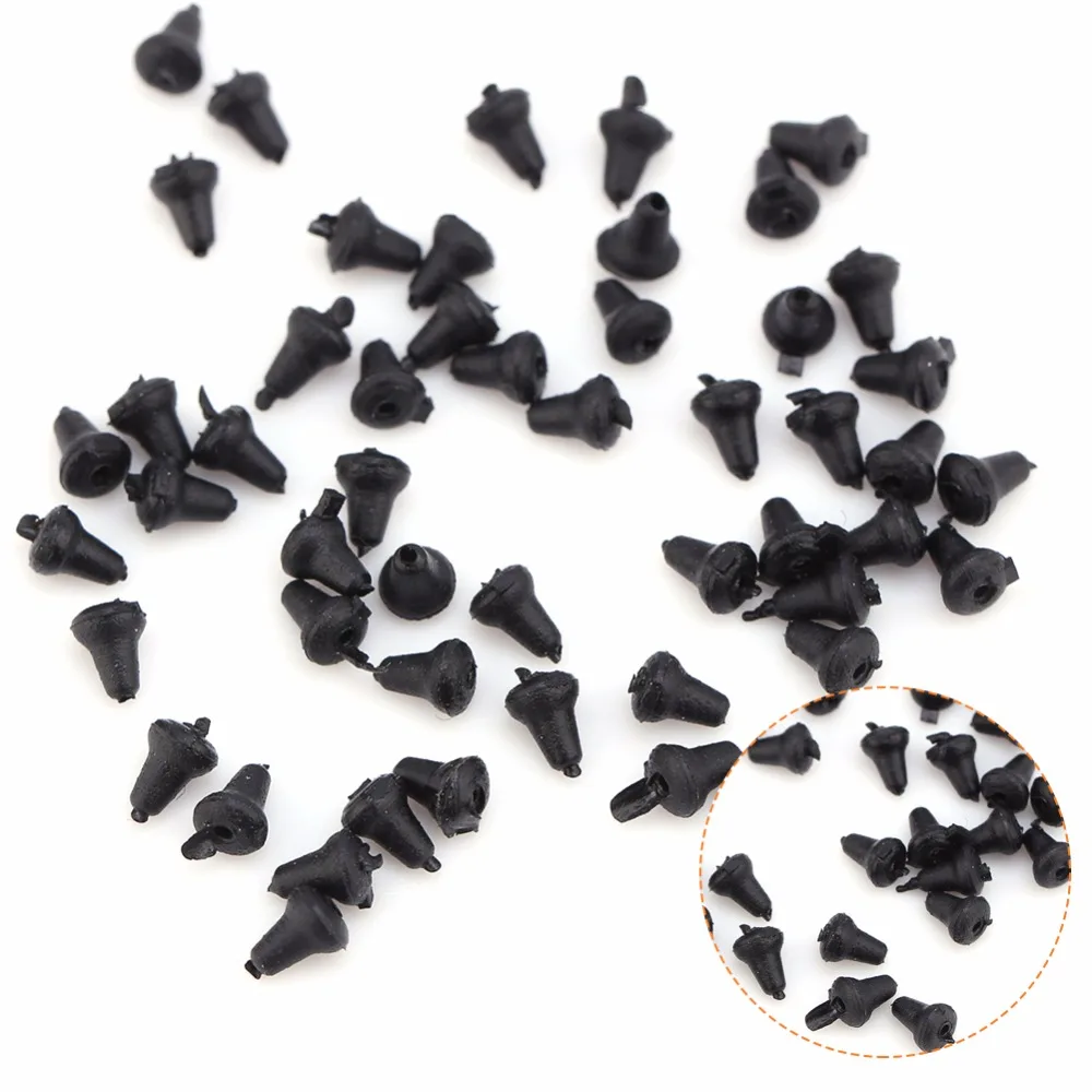 

50Pcs/set Plastic Stop Carp Floating Lure Holding Stopper Fishing Tackle Bait Stop Rig Bead Fishing Boilies 3 Colors Optional