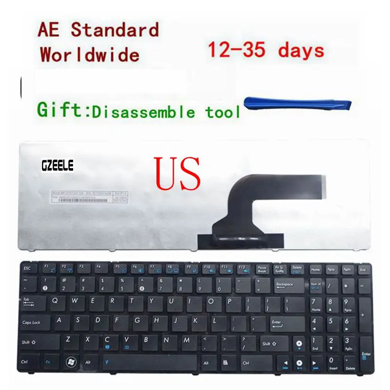  New US Keyboard for ASUS K53 K53E X52 X52F X52J X52JR X55 X55A X55C X55U K73 K73B K73E K73S X61 NJ2