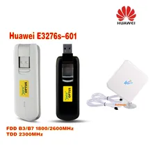 Разблокирована huawei E3276s-6014G аппарат не привязан к оператору сотовой связи lte-fdd FDD 1800/2600 МГц TDD2300MHz plus 4g 35dbi антенна TS9 типа